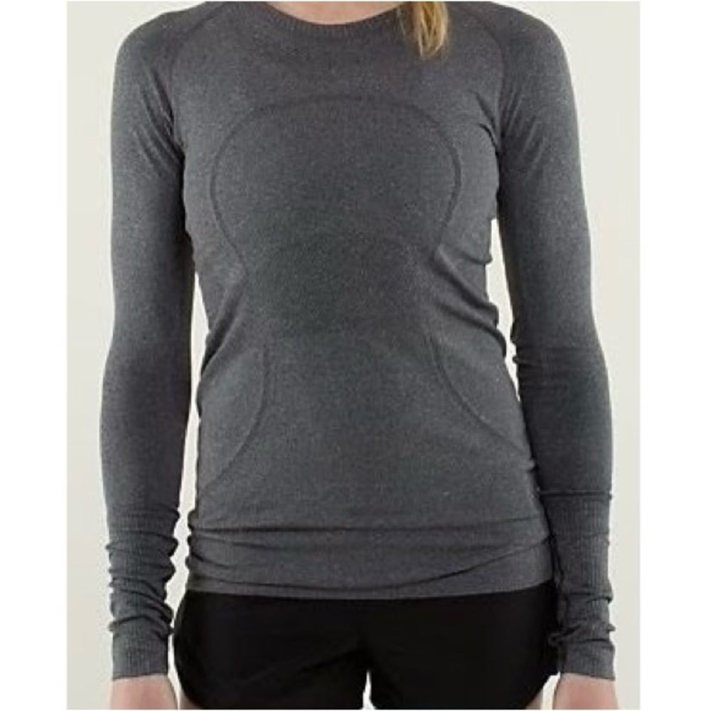 Lululemon Gray Swiftly Tech Crew Neck Long Sleeve Shirt